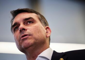 Brazil senator and presidential contender Flavio Bolsonaro meets Trump at White House
