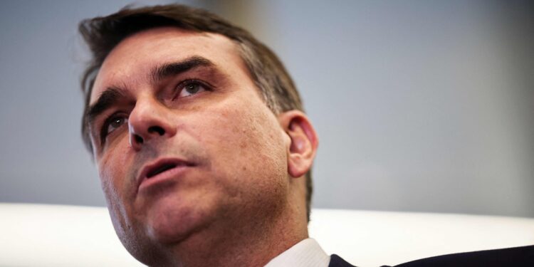 Brazil senator and presidential contender Flavio Bolsonaro meets Trump at White House