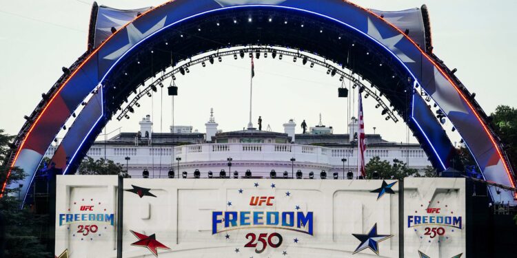 Trump hosts White House cage fights amid war and political scrutiny