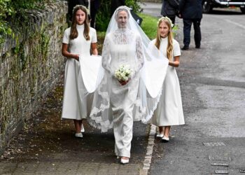 British royals gather for wedding of Princess Anne’s son