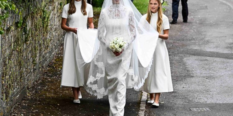 British royals gather for wedding of Princess Anne’s son