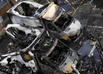 Man charged with assisting offender over Jewish ambulance arson