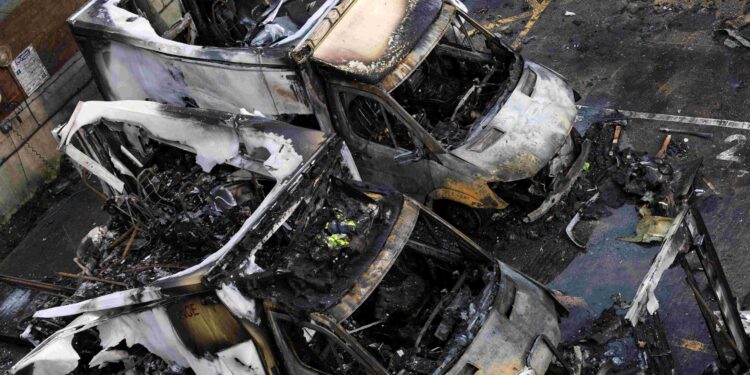 Man charged with assisting offender over Jewish ambulance arson