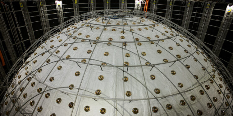 Underground detector in China gains insights on ghostly neutrinos