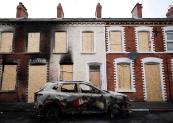 Knife attack victim’s family calls for calm after anti-immigrant violence in Belfast