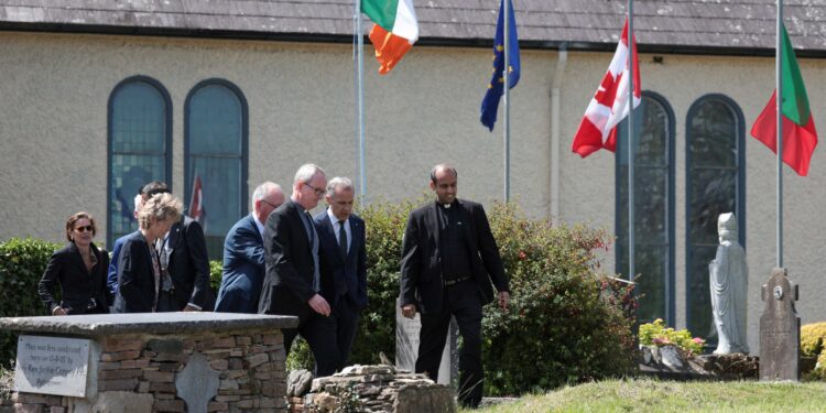 Canadian Prime Minister Carney visits grandparents’ Irish village on eve of G7