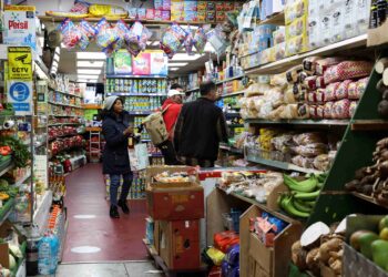 UK shop prices rise by least since December, BRC says