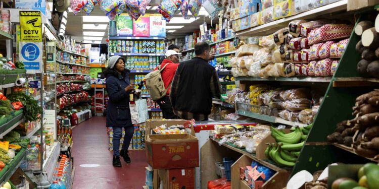 UK shop prices rise by least since December, BRC says