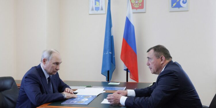 Putin visits disputed island near Japan, drawing Tokyo’s ire