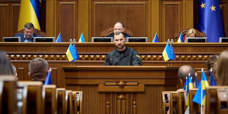New Ukrainian defence minister takes office as ousted predecessor calls for wartime elections