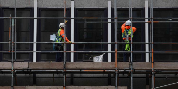 Slump for UK builders abates in July, PMI shows