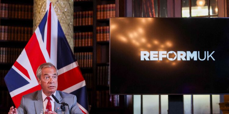 Reform UK’s Farage faces off against Count Binface in election