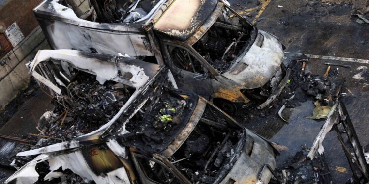Four men plead guilty to arson attack on Jewish ambulances in London