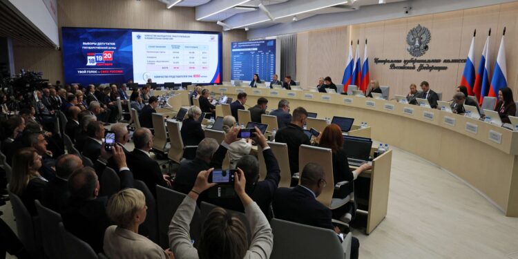 Pro-Putin party gets record 355 parliamentary seats, anti-war party a tiny regional foothold