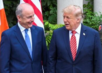 Trump reiterates support for united Ireland, says won’t talk about Scotland ‘yet’