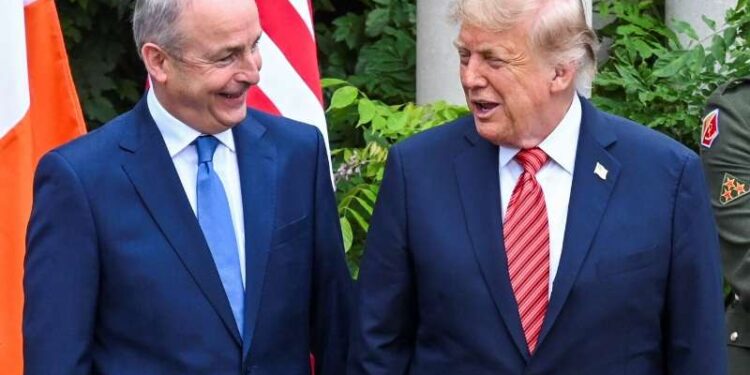 Trump reiterates support for united Ireland, says won’t talk about Scotland ‘yet’
