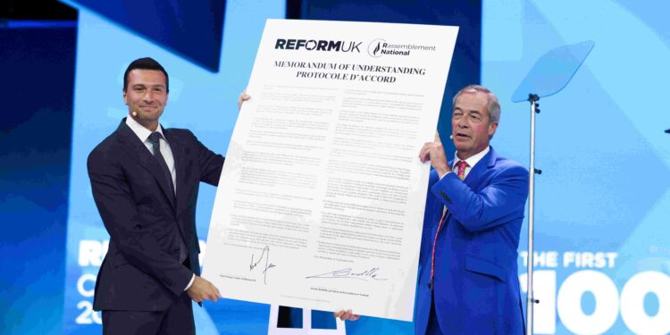 Reform UK, France’s National Rally agree plan to stop small boat crossings
