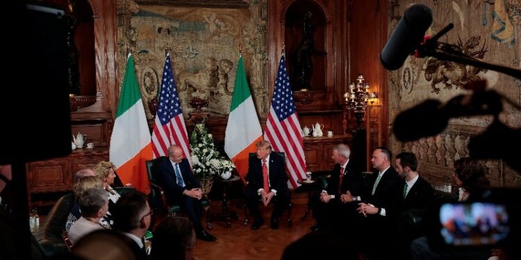 Trump says he would ‘love’ to see a united Ireland