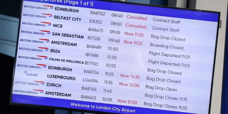 New air traffic control failure delays flights at some UK airports
