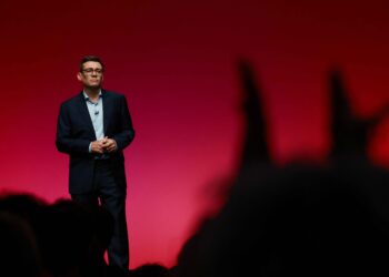 Emotional Burnham sets out long-term vision to tackle UK’s woes