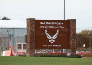 Two men arrested at UK airbase used by US released on bail