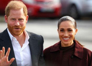 Prince Harry and wife Meghan make first joint appearance since UK return
