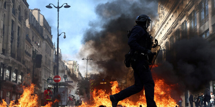 Mass protests in France spiral into worst riots in years