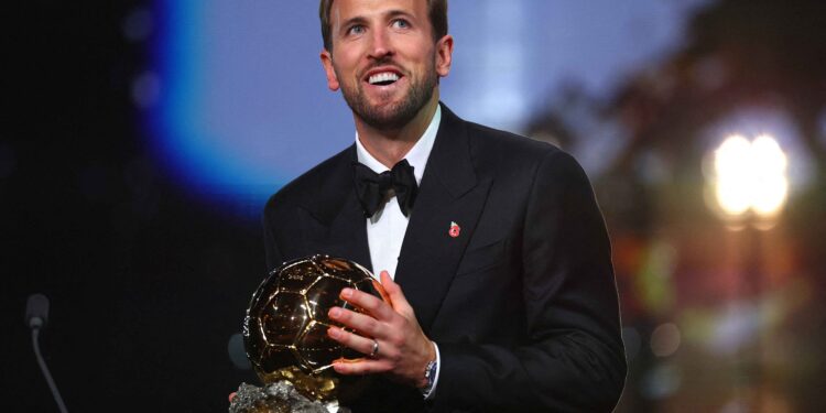 Soccer-England forward Kane crowned Ballon d’Or winner, Putellas wins women’s award