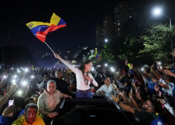 Now home, Venezuela opposition leader Machado walks tightrope with supporters, Trump