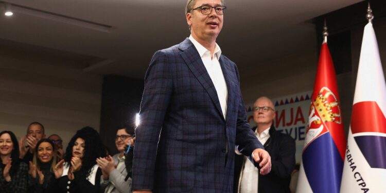 Serbia’s Vucic concedes defeat in historic election win for student protest movement